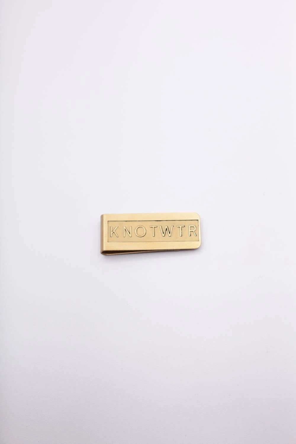 "money On My Miind" Money Clip In Gold
