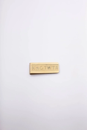 "money On My Miind" Money Clip In Gold