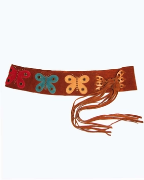*Vintage Butterfly Tie Belt