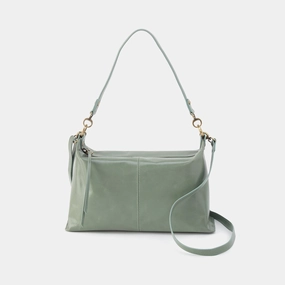 Avon Shoulder Bag In Polished Leather - Jade