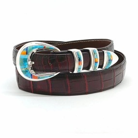 B G Mudd 120 w/ Patchwork Inlay Buckle Set 1.0