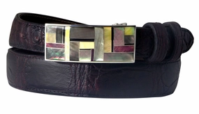 B G Mudd Grey MOP, Yellow MOP, Sugilite & Onyx One Piece Buckle 1.0