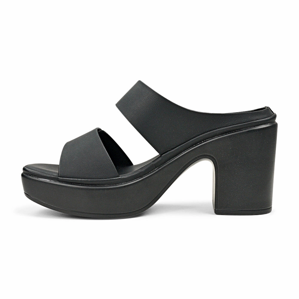 BATA (WOMEN) BELLE LADIES SANDALS MID HILL SLIP ON