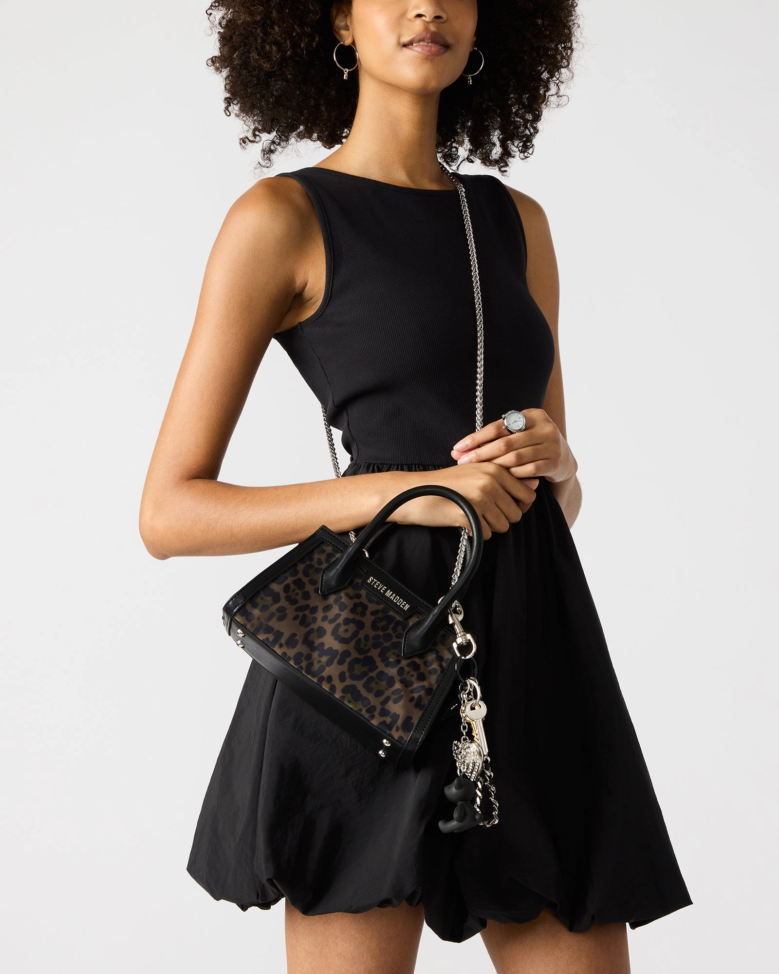BEARY BAG CHARM BLACK