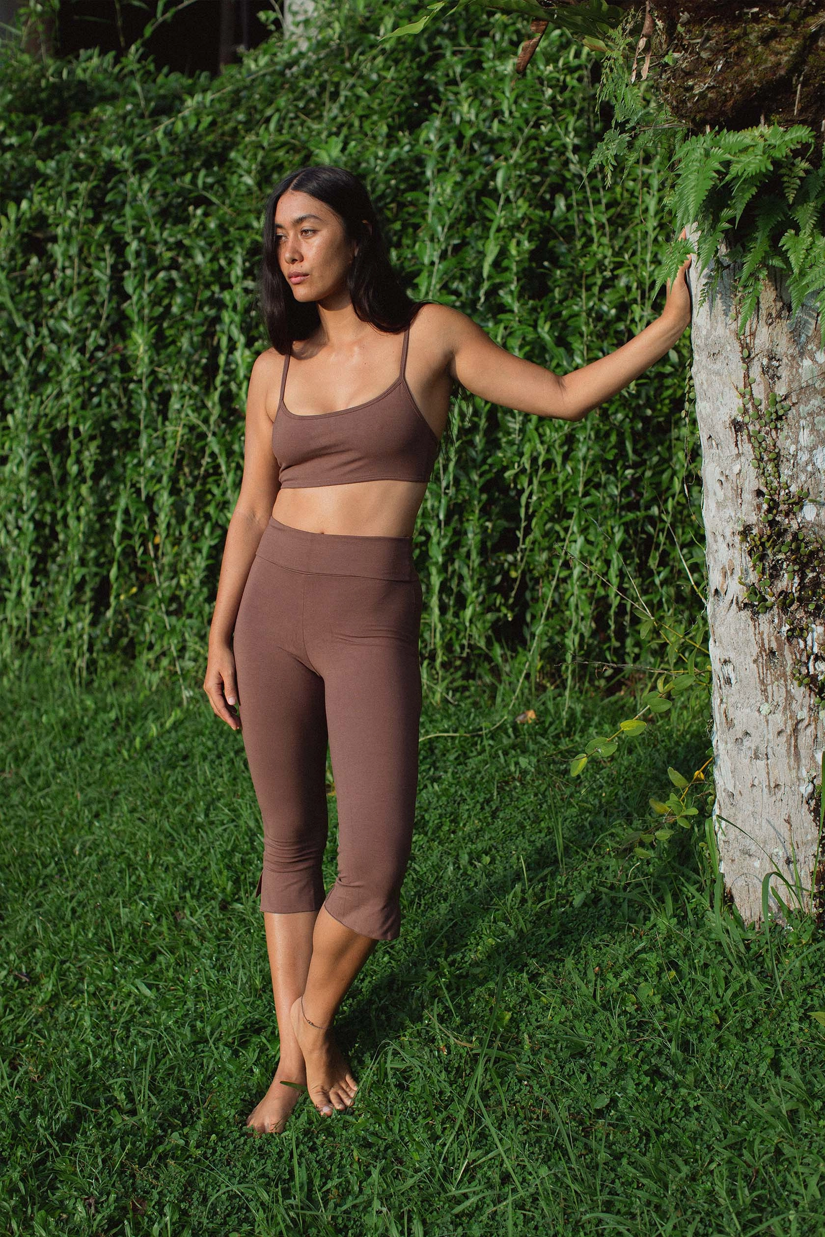 Bella Bamboo Capri Chocolate
