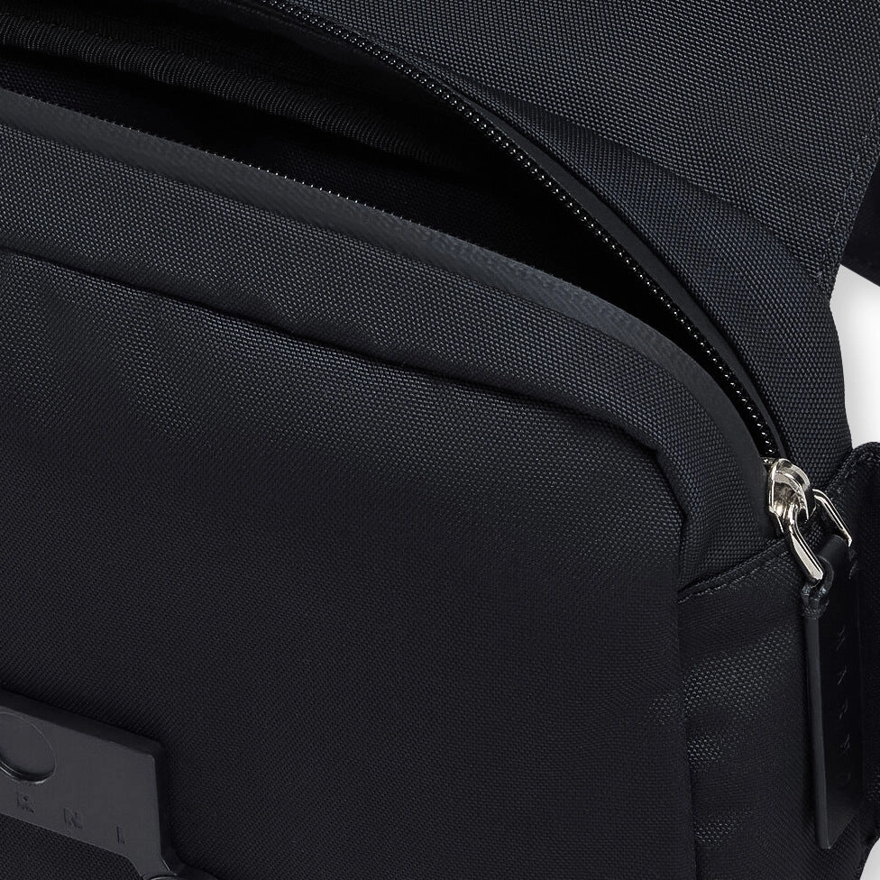 Black Cordura Cityscape Belt Bag - Black