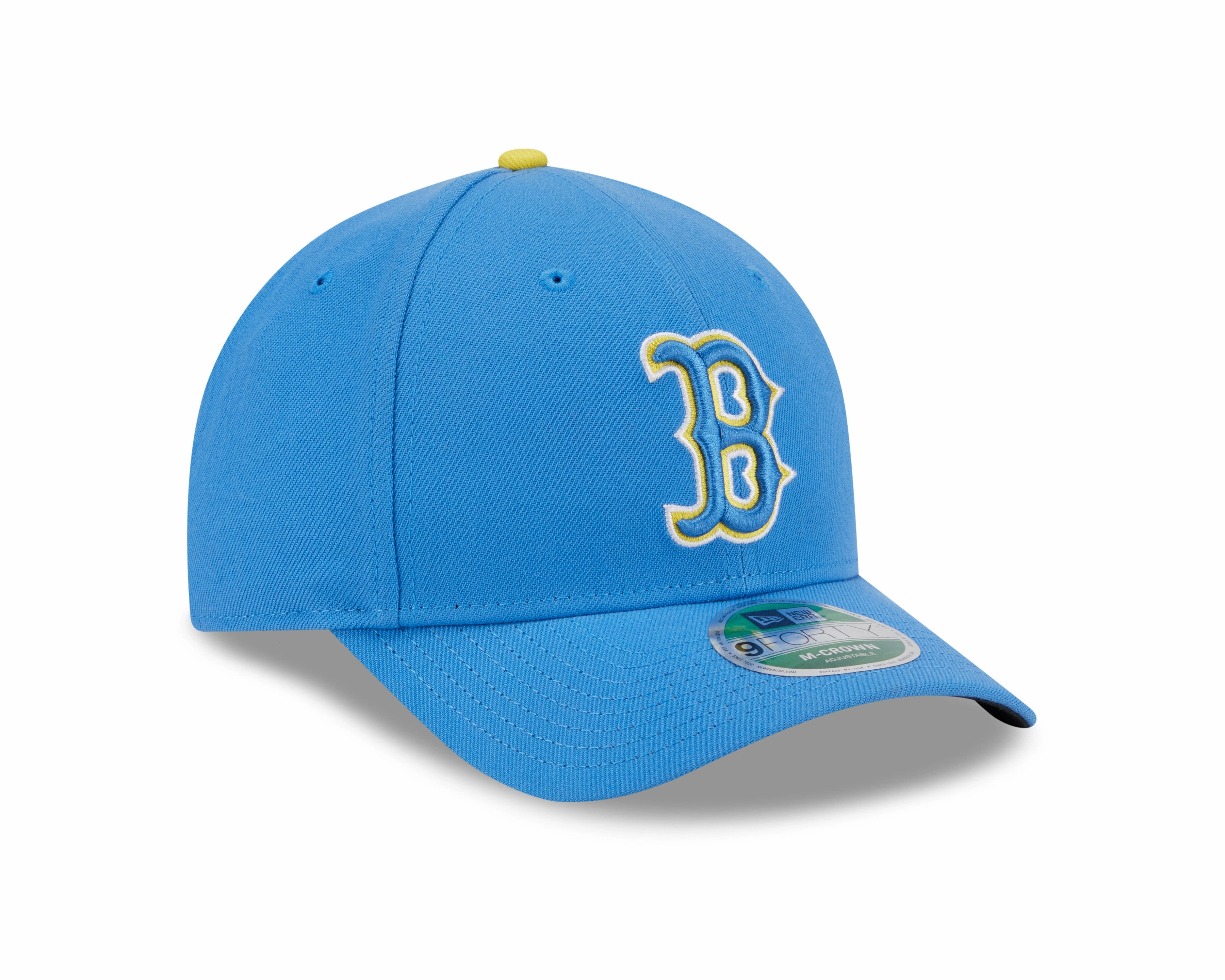 Boston Red Sox City Connect Blue New Era Player Replica M-Crown 9FORTY Adjustable Hat