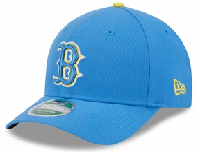 Boston Red Sox City Connect Blue New Era Player Replica M-Crown 9FORTY Adjustable Hat