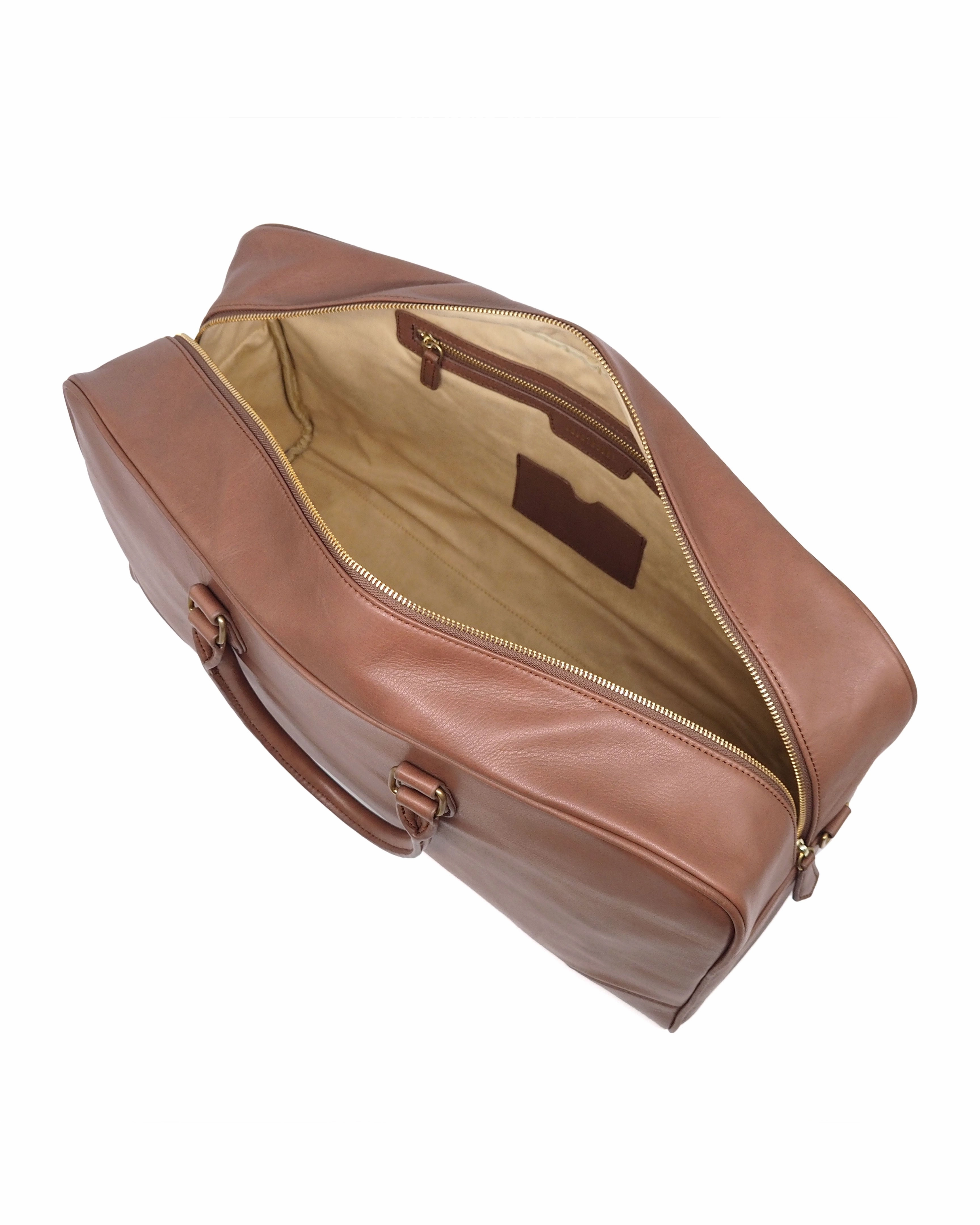 Cargo Calfskin Duffel (Taupe)
