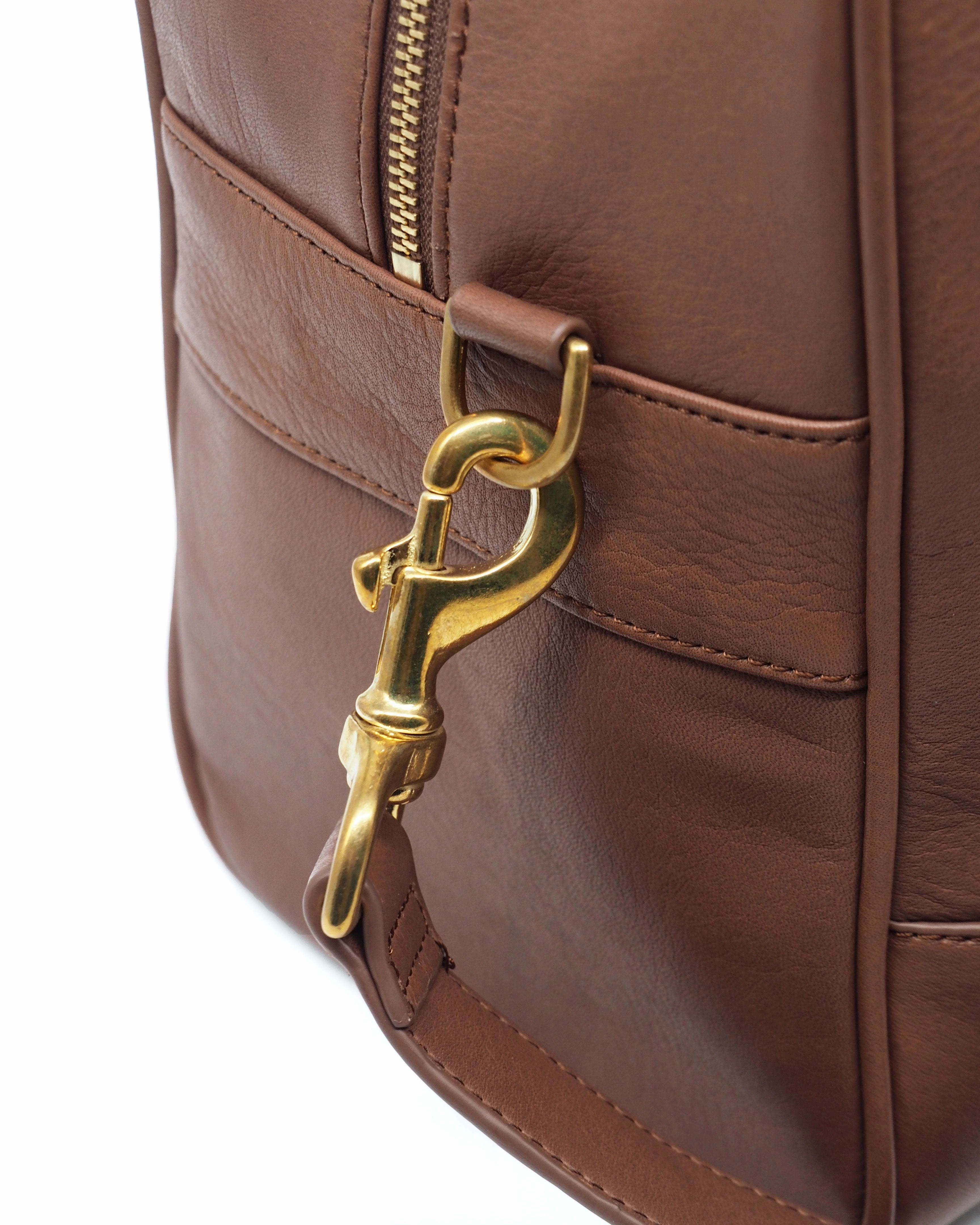 Cargo Calfskin Duffel (Taupe)