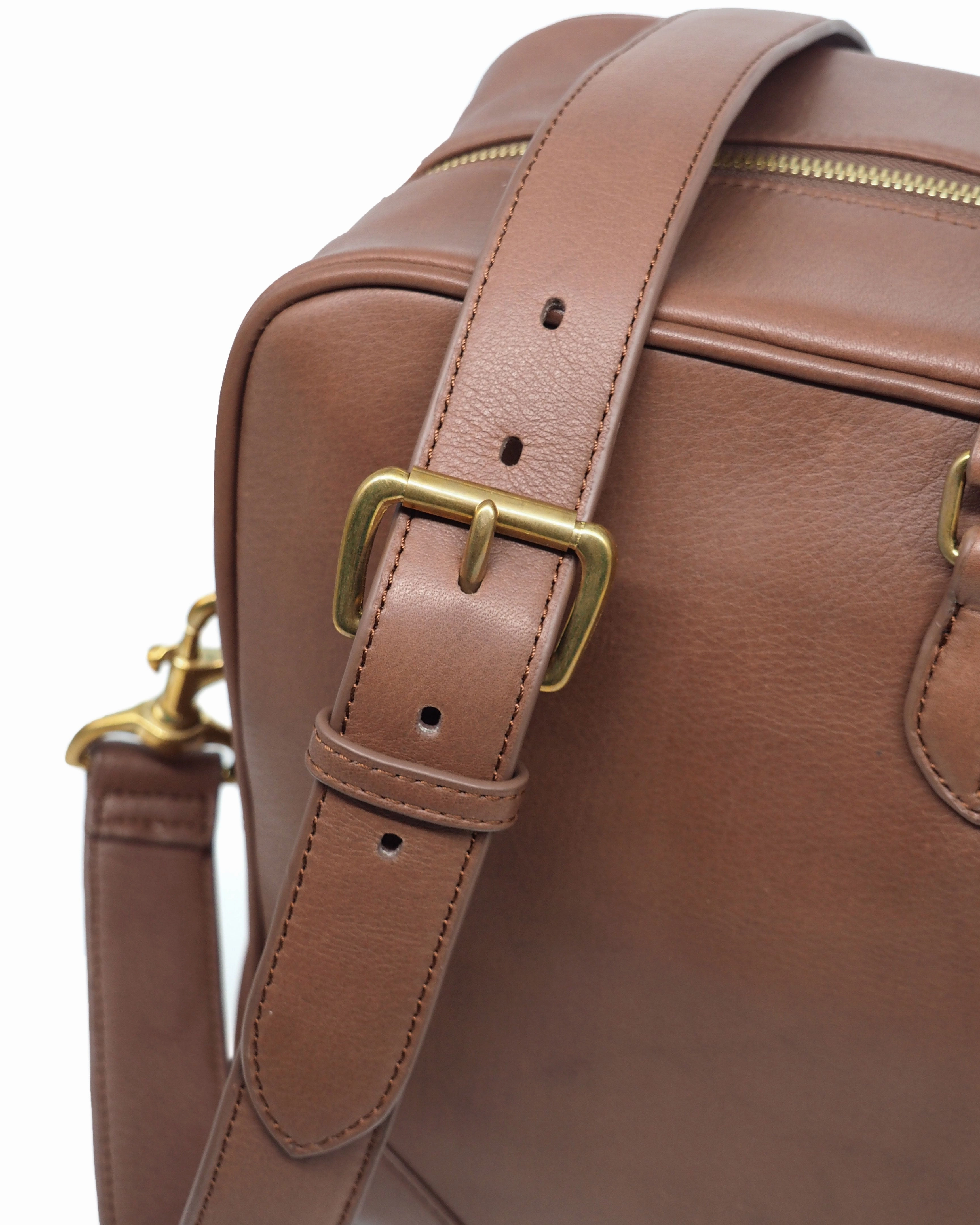 Cargo Calfskin Duffel (Taupe)