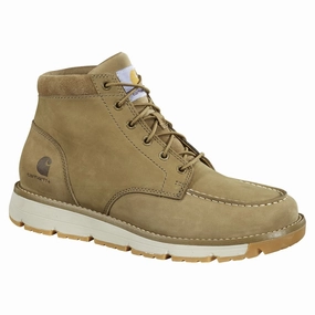 Carhartt Millbrook 5 Waterproof Wedge Work Boots for Men - Coyote - 9M