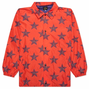 Coach Jacket - Red/Star