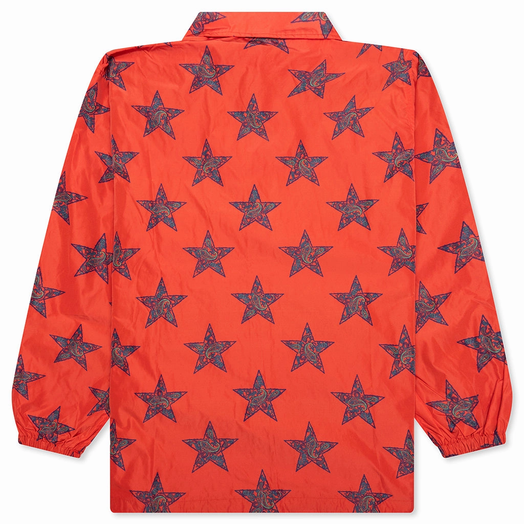 Coach Jacket - Red/Star
