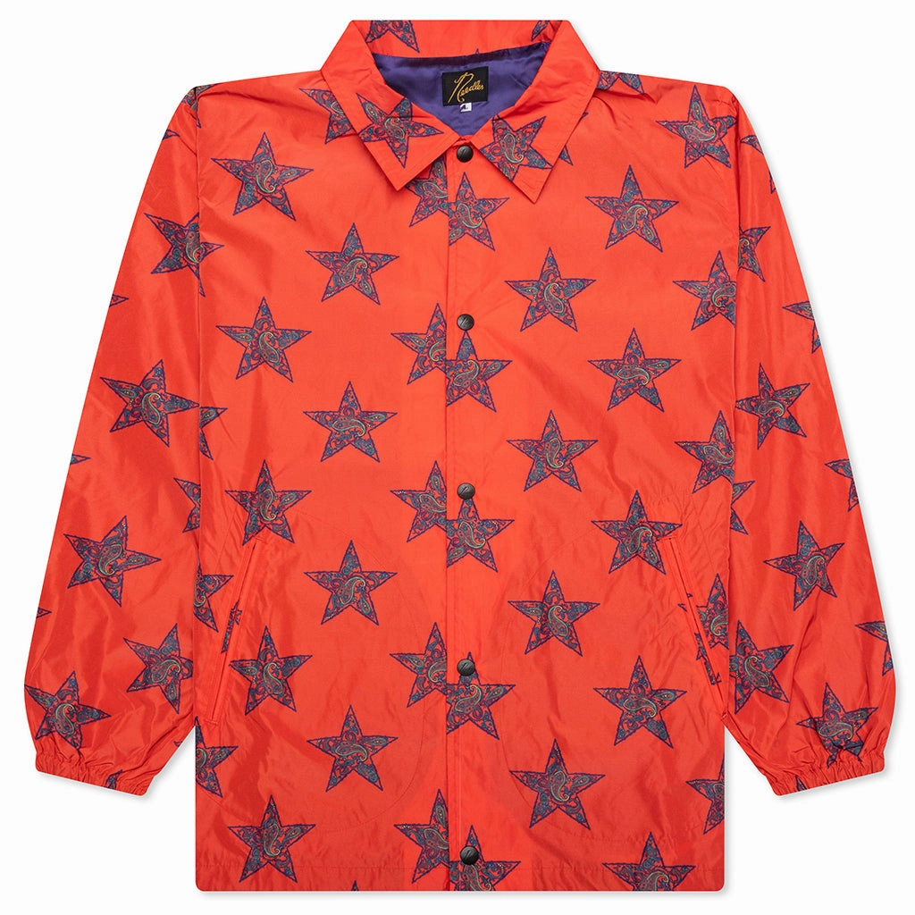 Coach Jacket - Red/Star