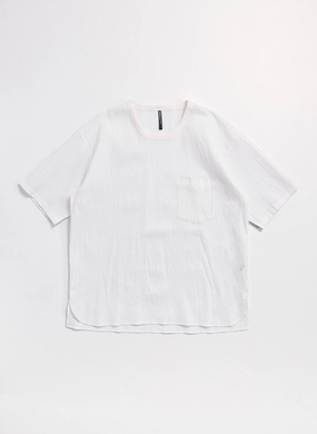 Cotton Nylon Seersucker Tops