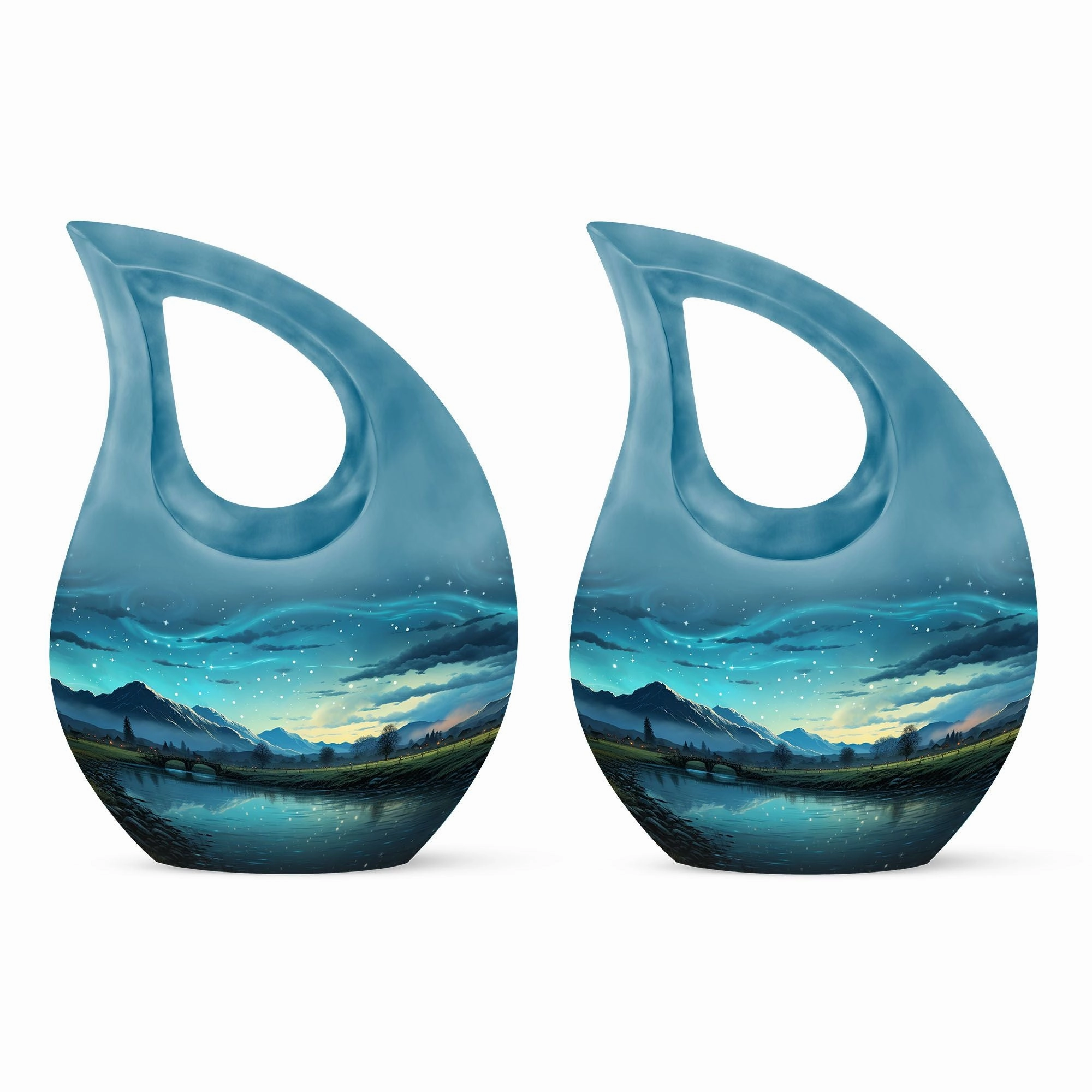 Cross Drop Mountain Urn A Revered Choice for Funeral Options