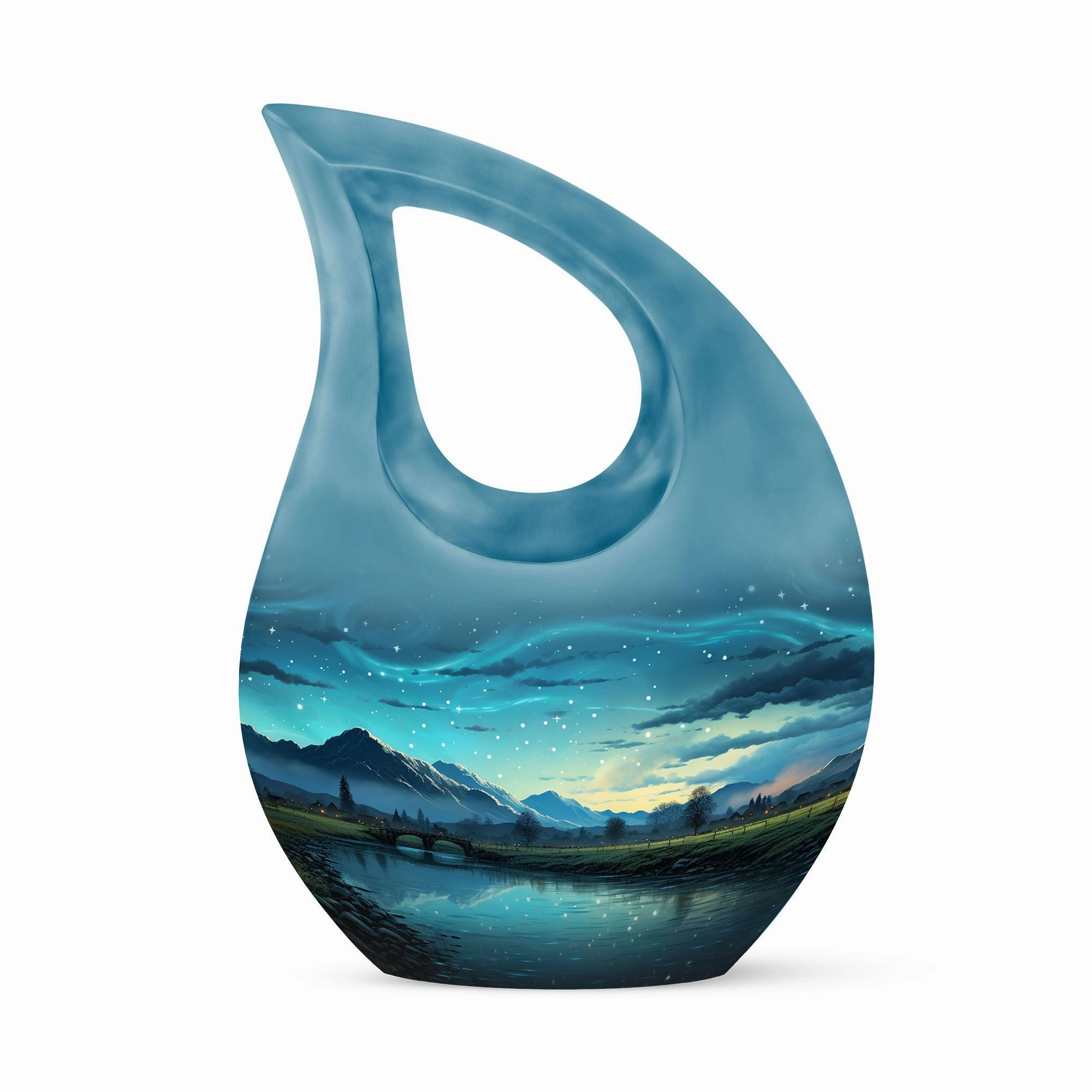Cross Drop Mountain Urn A Revered Choice for Funeral Options
