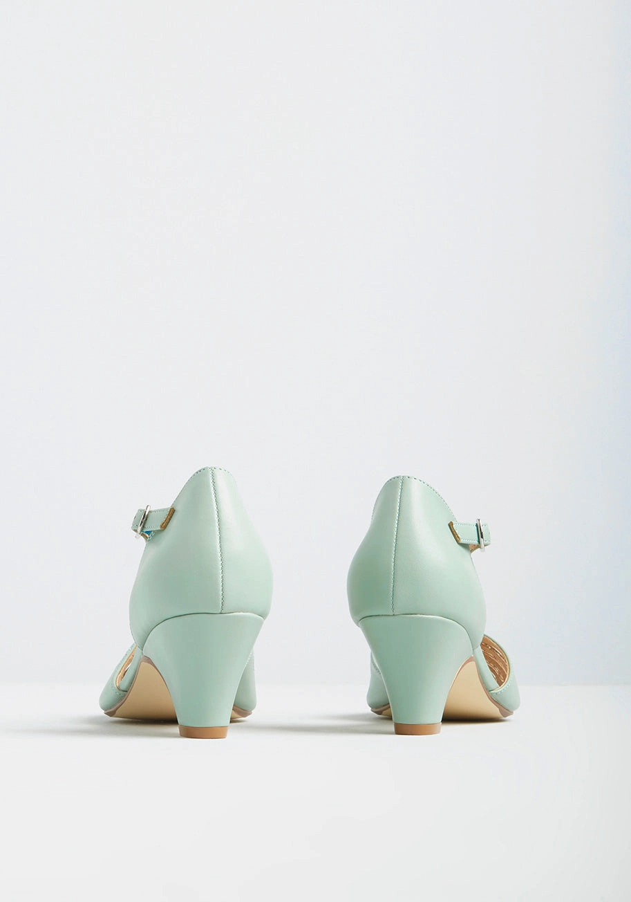 Dapper Dame T-Strap Heel
