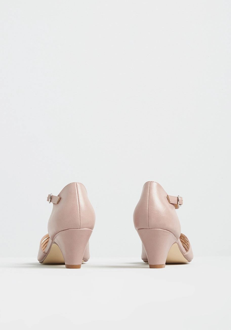 Dapper Dame T-Strap Heel