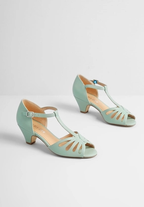 Dapper Dame T-Strap Heel