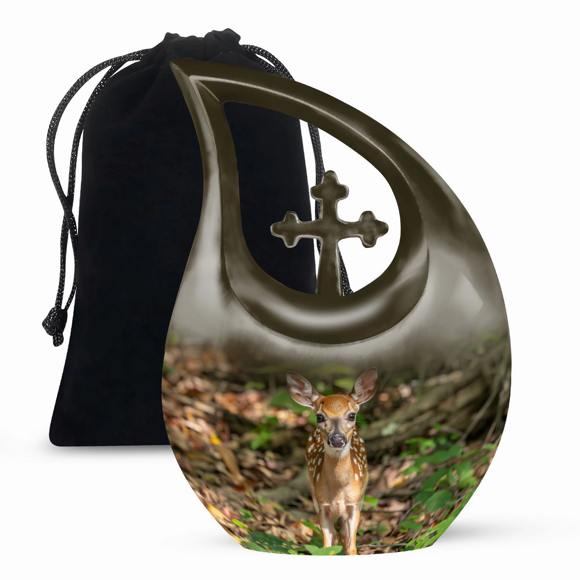 Deer Cremation Urn - Xxl Cremation Urn For Human Ashes