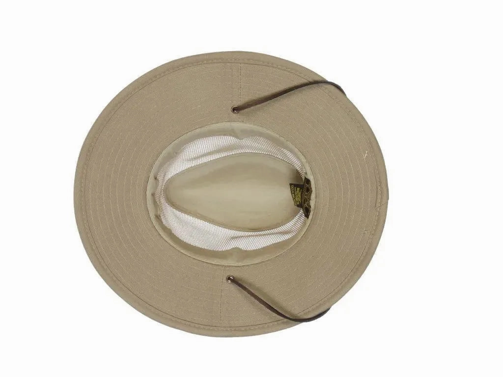 Dorfman Pacific Traveler - Canvas Outback Fedora Hat (Closeout)