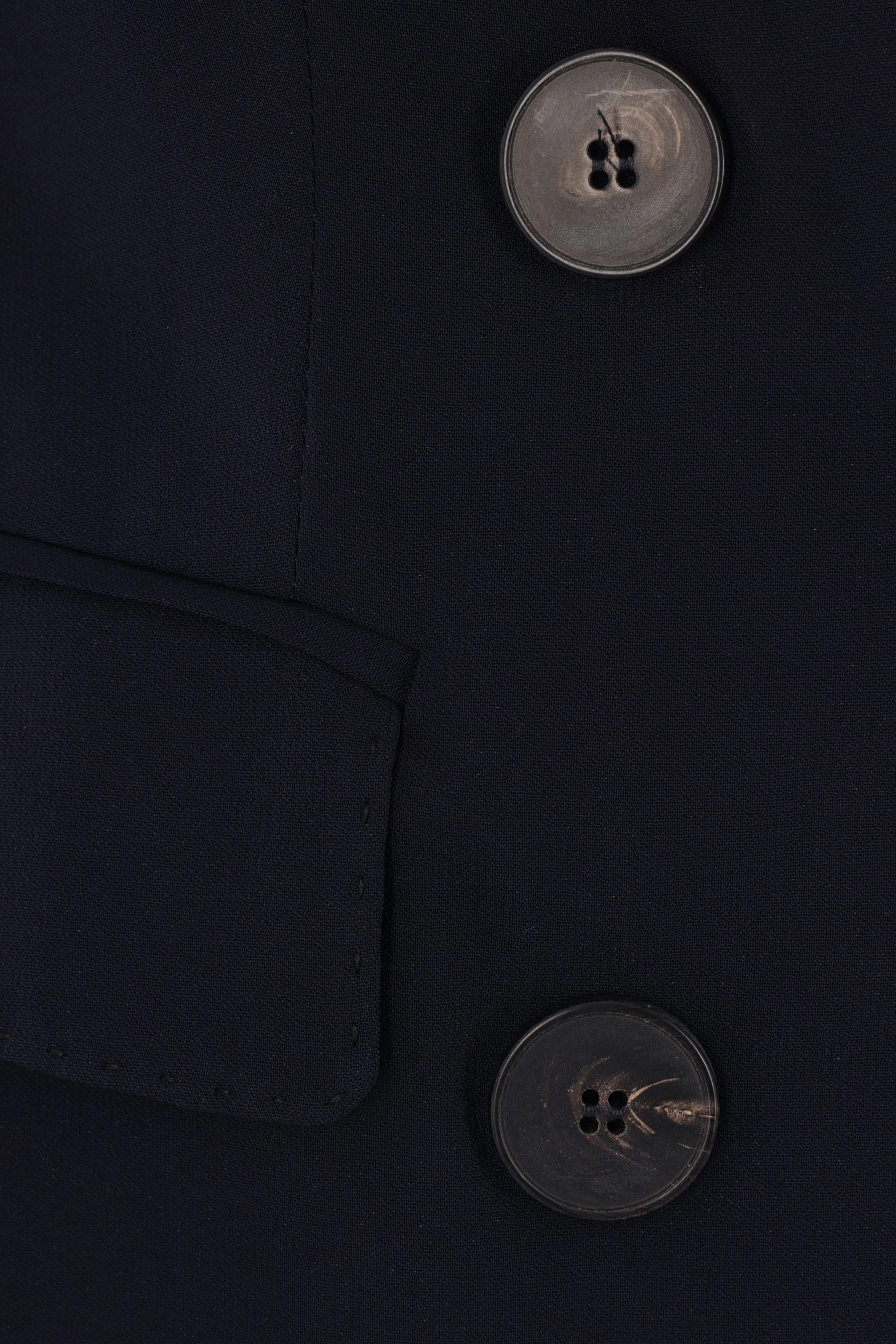 double-breasted jacket in georgette