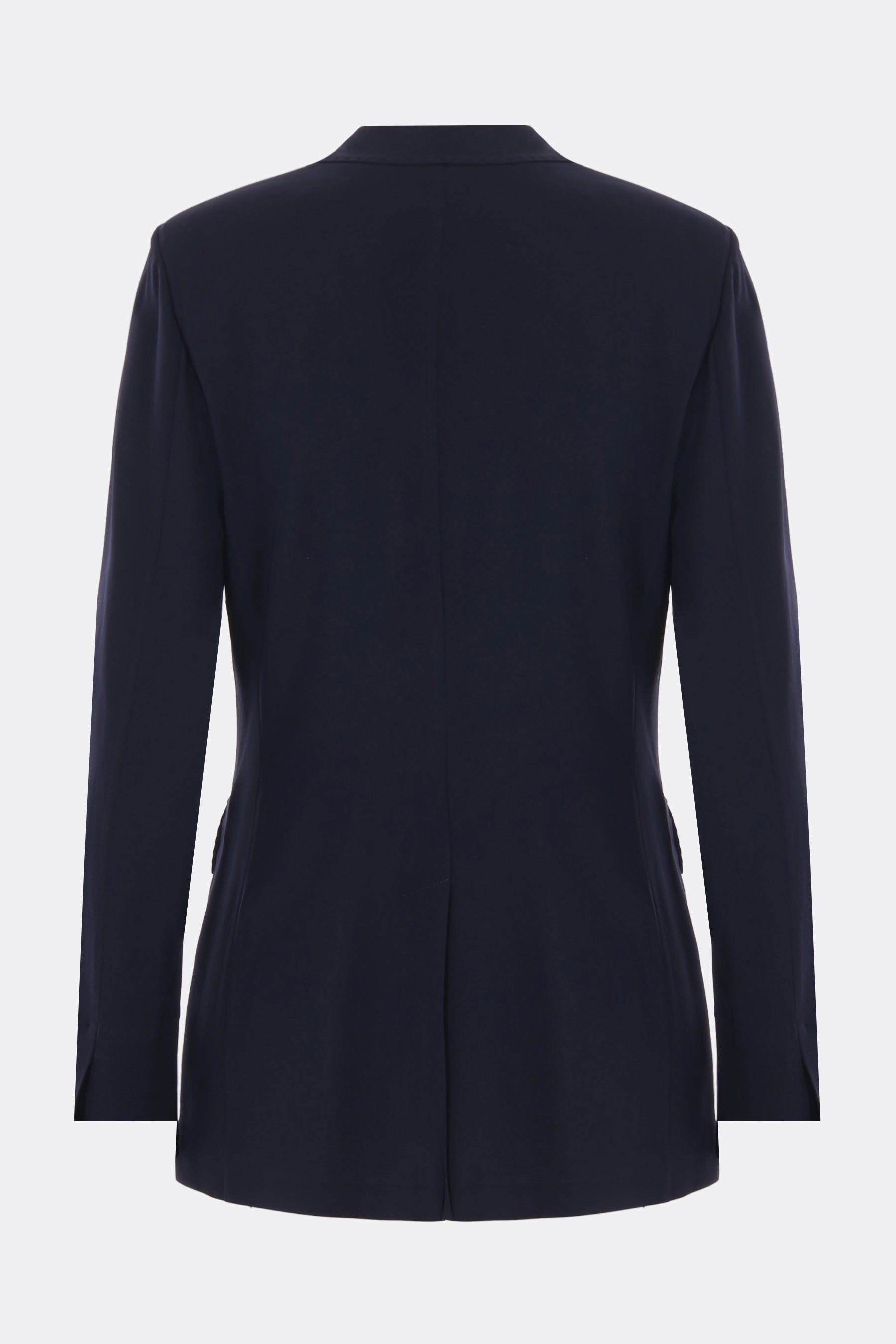 double-breasted jacket in georgette