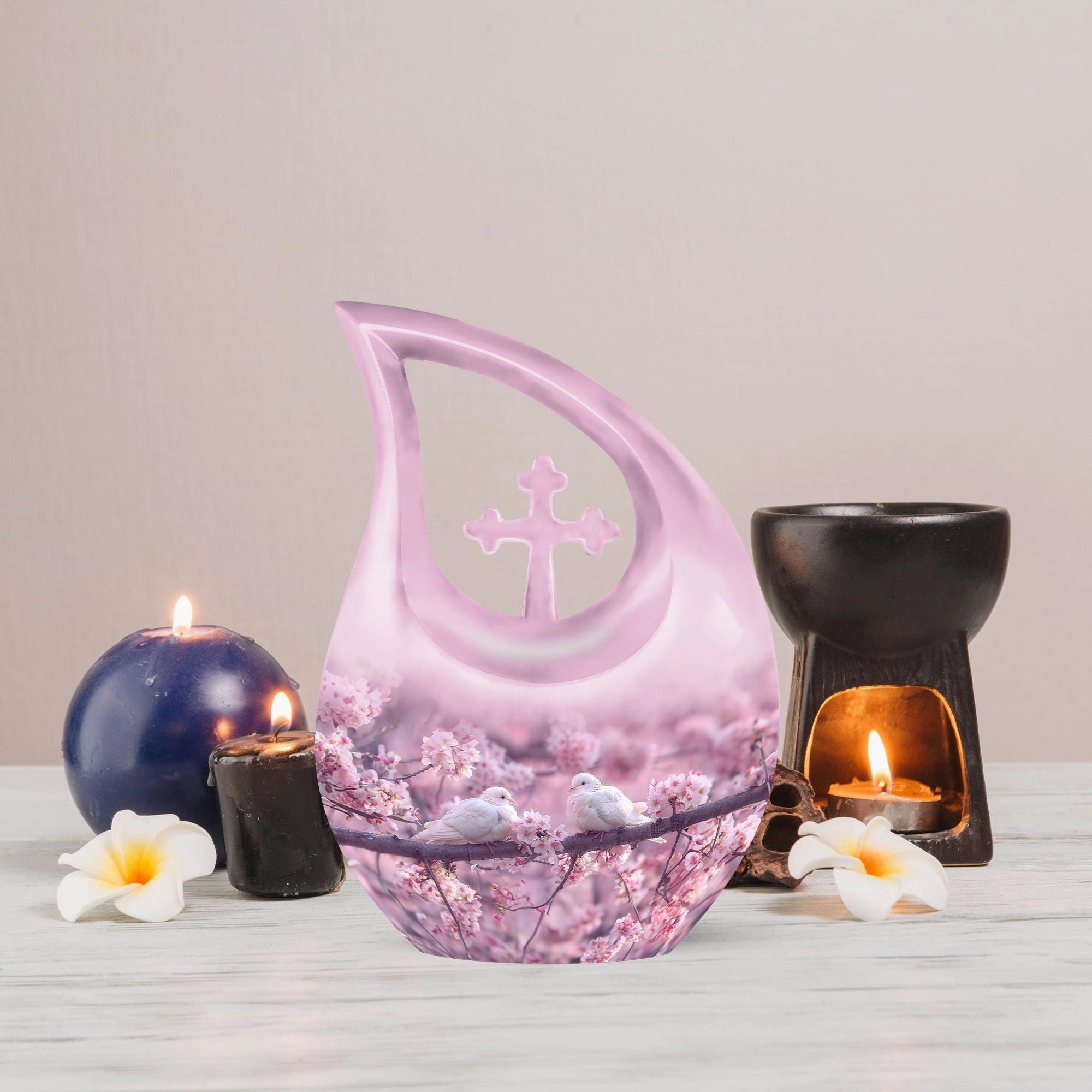 Dove Urn Commemoration: Dignified Small Urn for Ashes