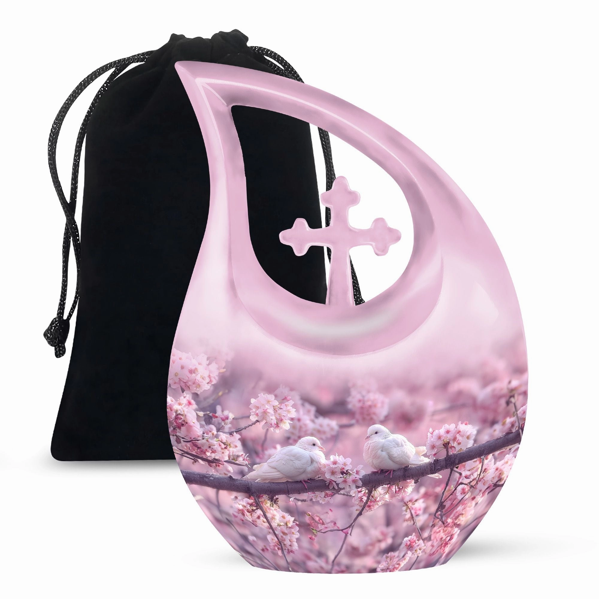 Dove Urn Commemoration: Dignified Small Urn for Ashes
