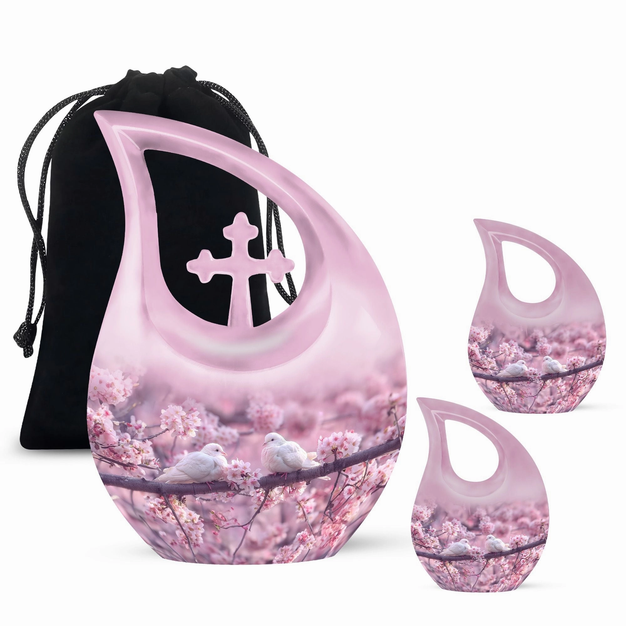 Dove Urn Commemoration: Dignified Small Urn for Ashes