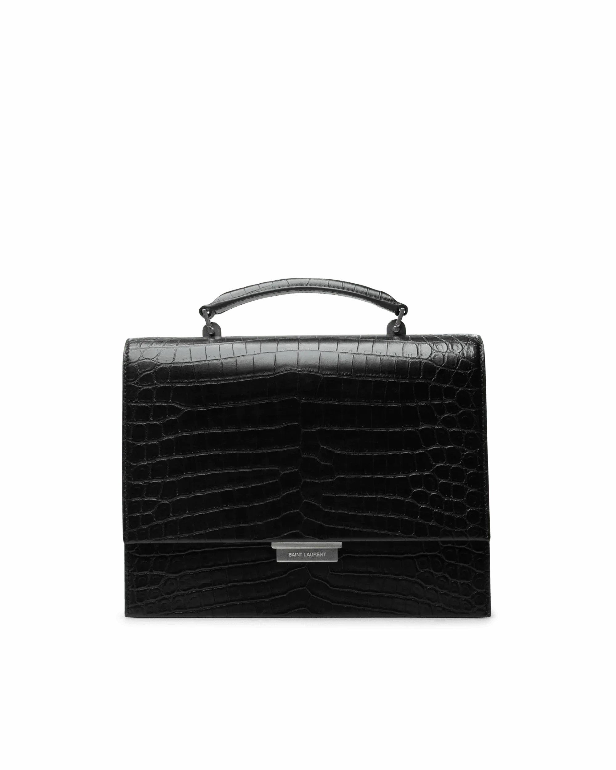 Embossed Croc Babylone Bag