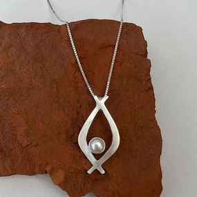 Embrace Life Necklace - Sterling Silver, Indonesia
