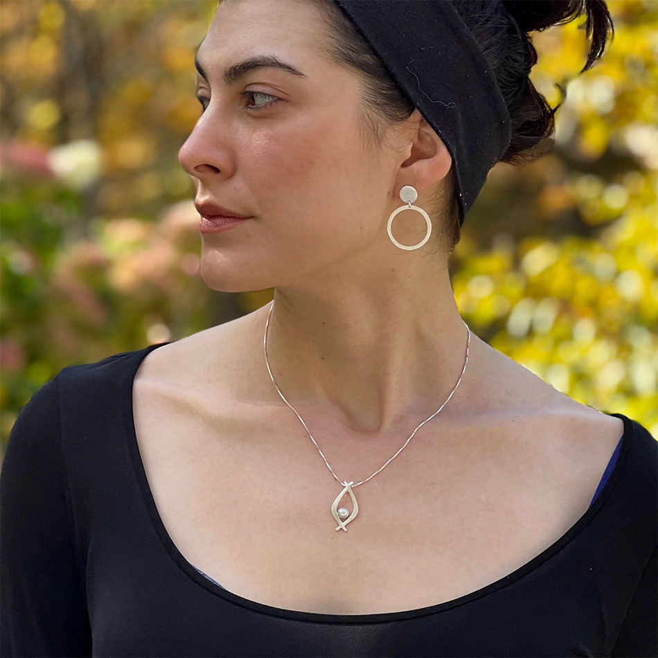 Embrace Life Necklace - Sterling Silver, Indonesia