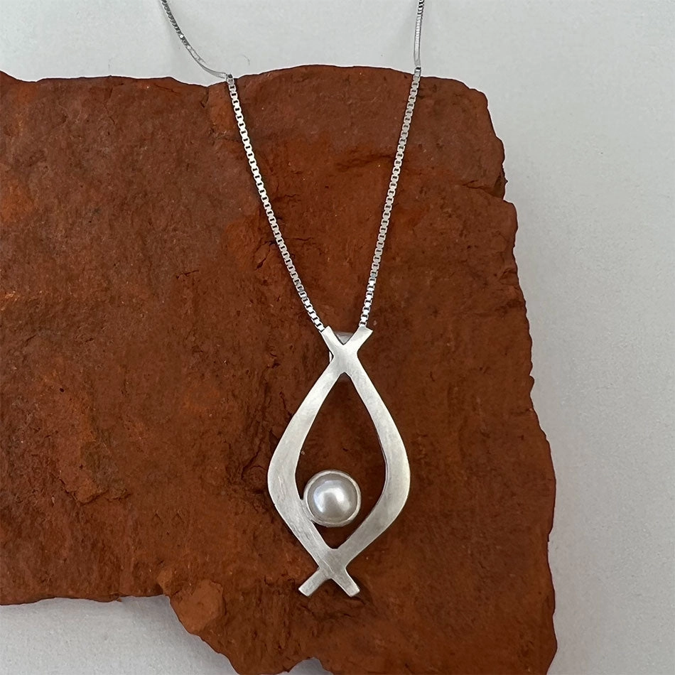 Embrace Life Necklace - Sterling Silver, Indonesia