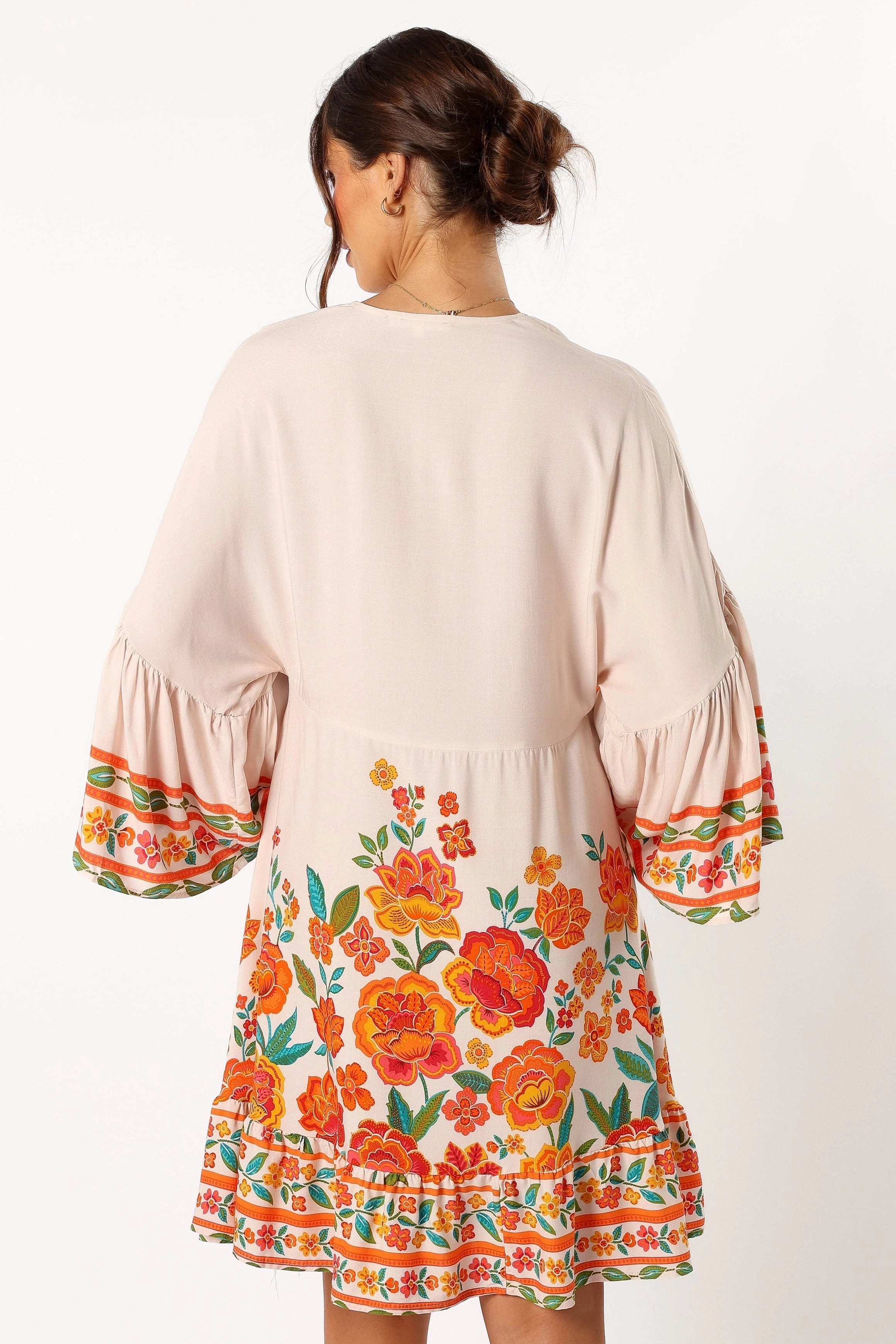 Eugene Long Sleeve Mini Dress - Willow Print