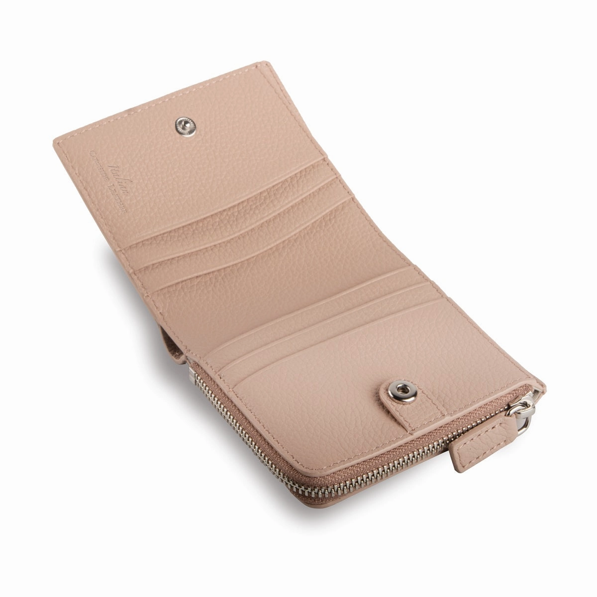 Flora Leather Zip Around Wallet