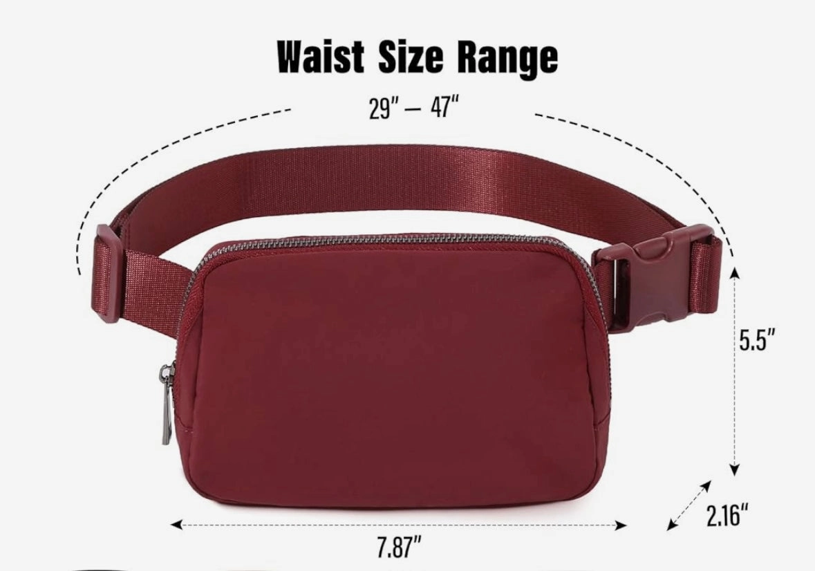 FlowBelt Bag - MAROON