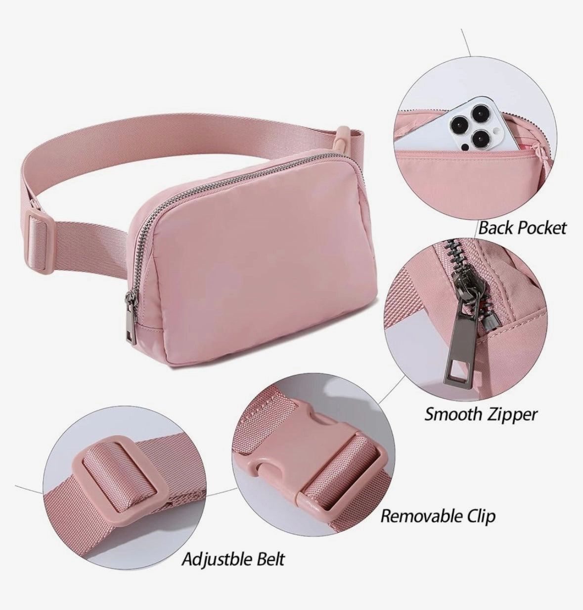 FlowBelt Bag - PINK
