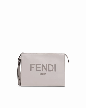 Gray Fendi Clutch