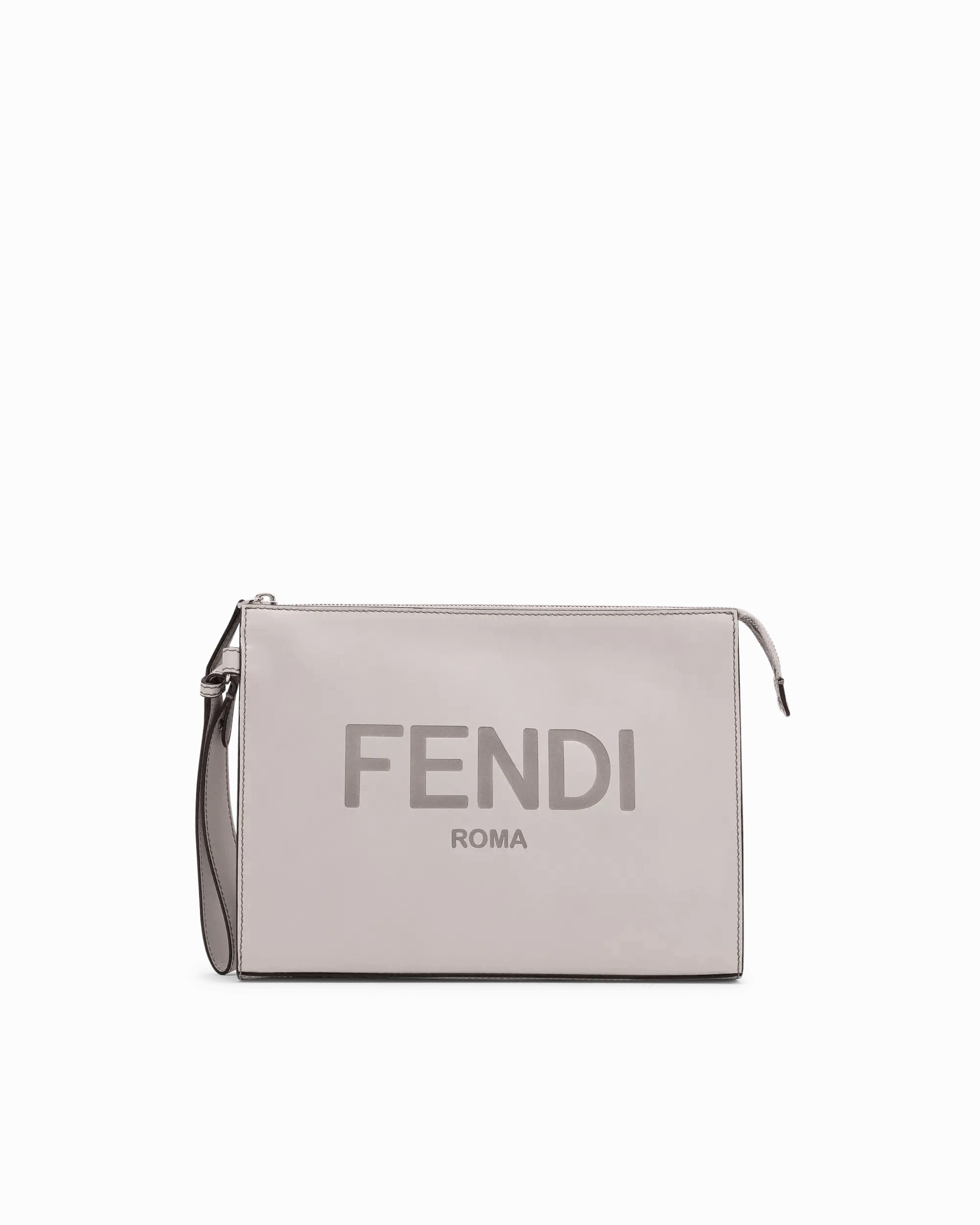 Gray Fendi Clutch