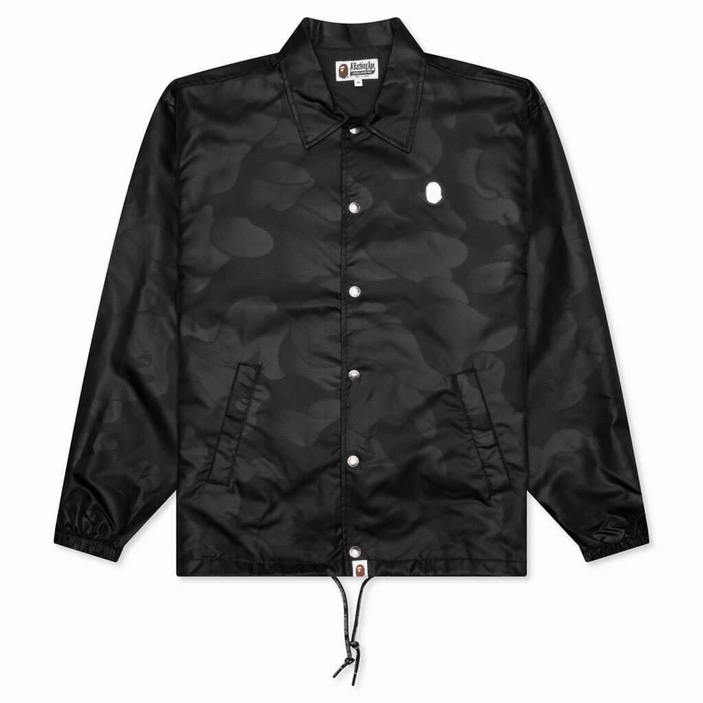 Ink Camo Coach Jacket - Black