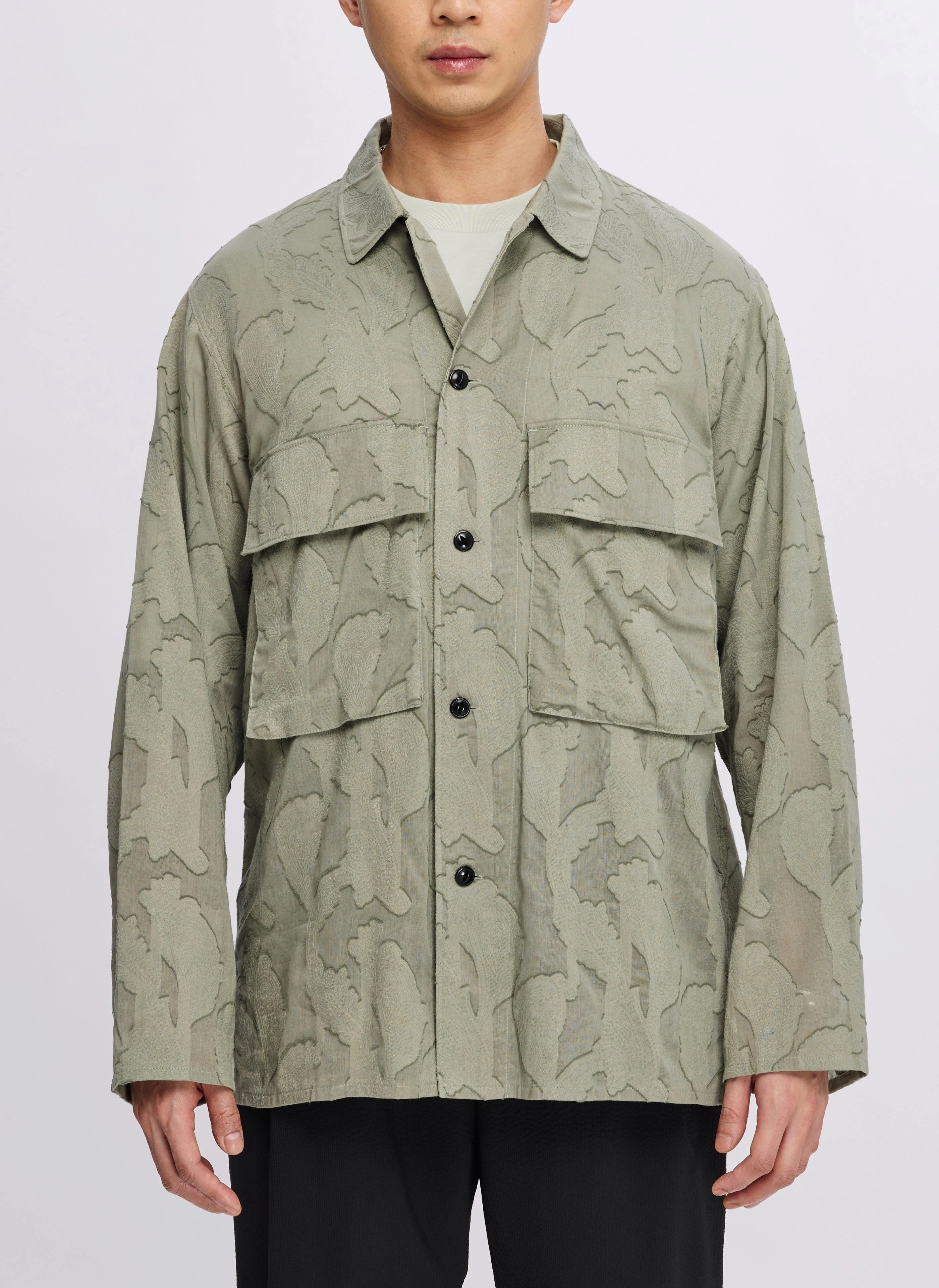 Japan Made Cotton Paisley Shirt Jacket