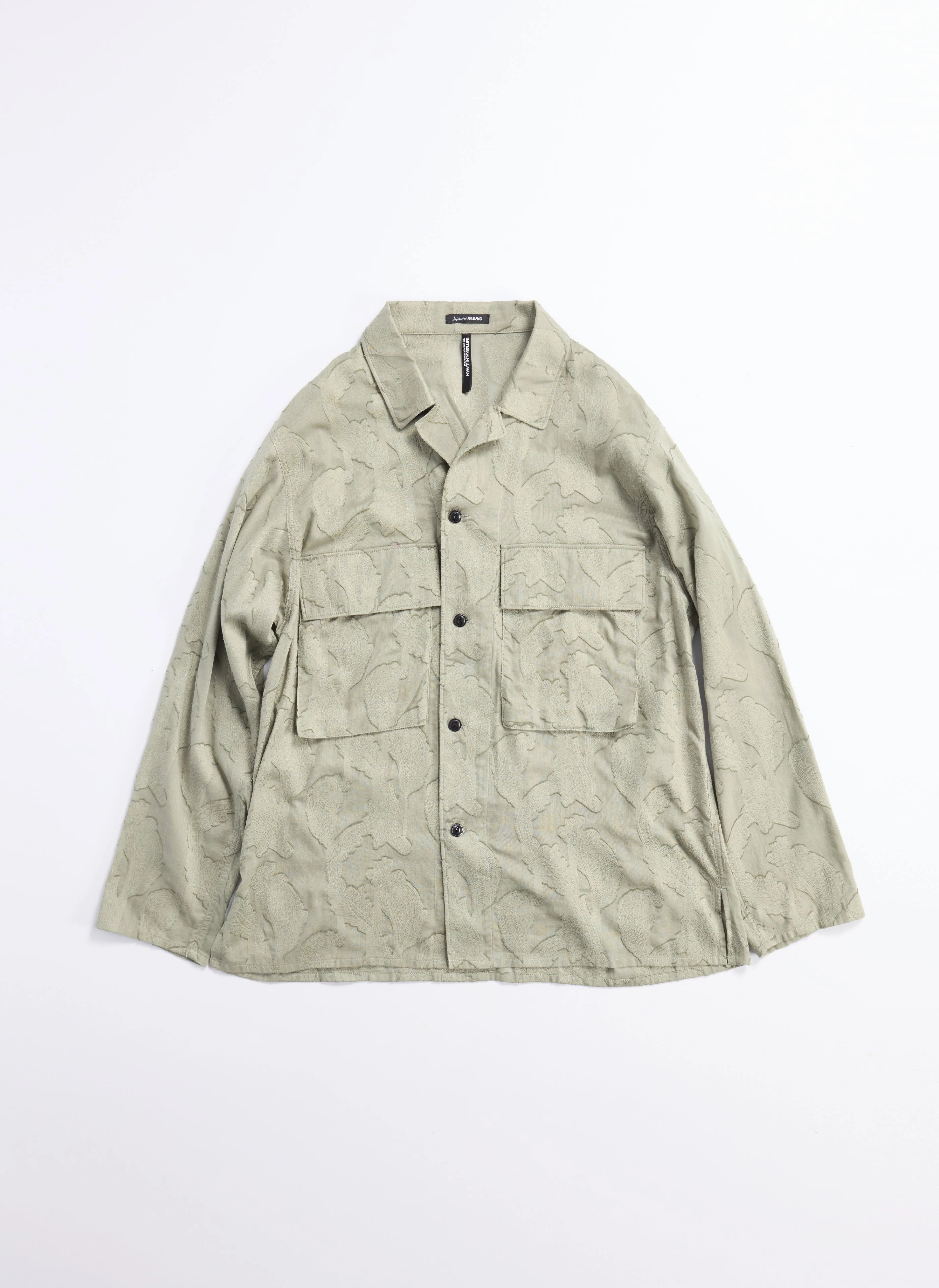 Japan Made Cotton Paisley Shirt Jacket