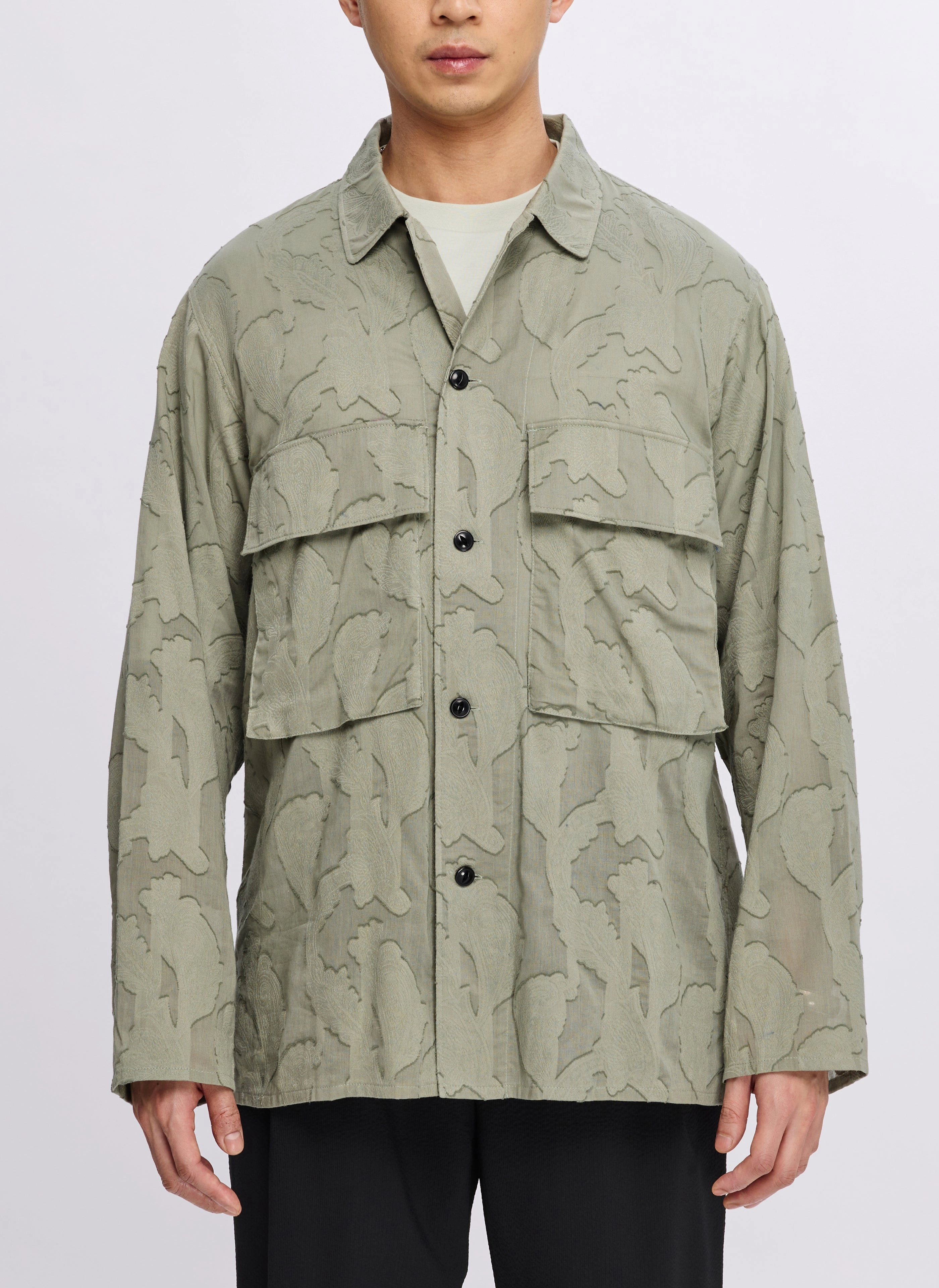 Japan Made Cotton Paisley Shirt Jacket