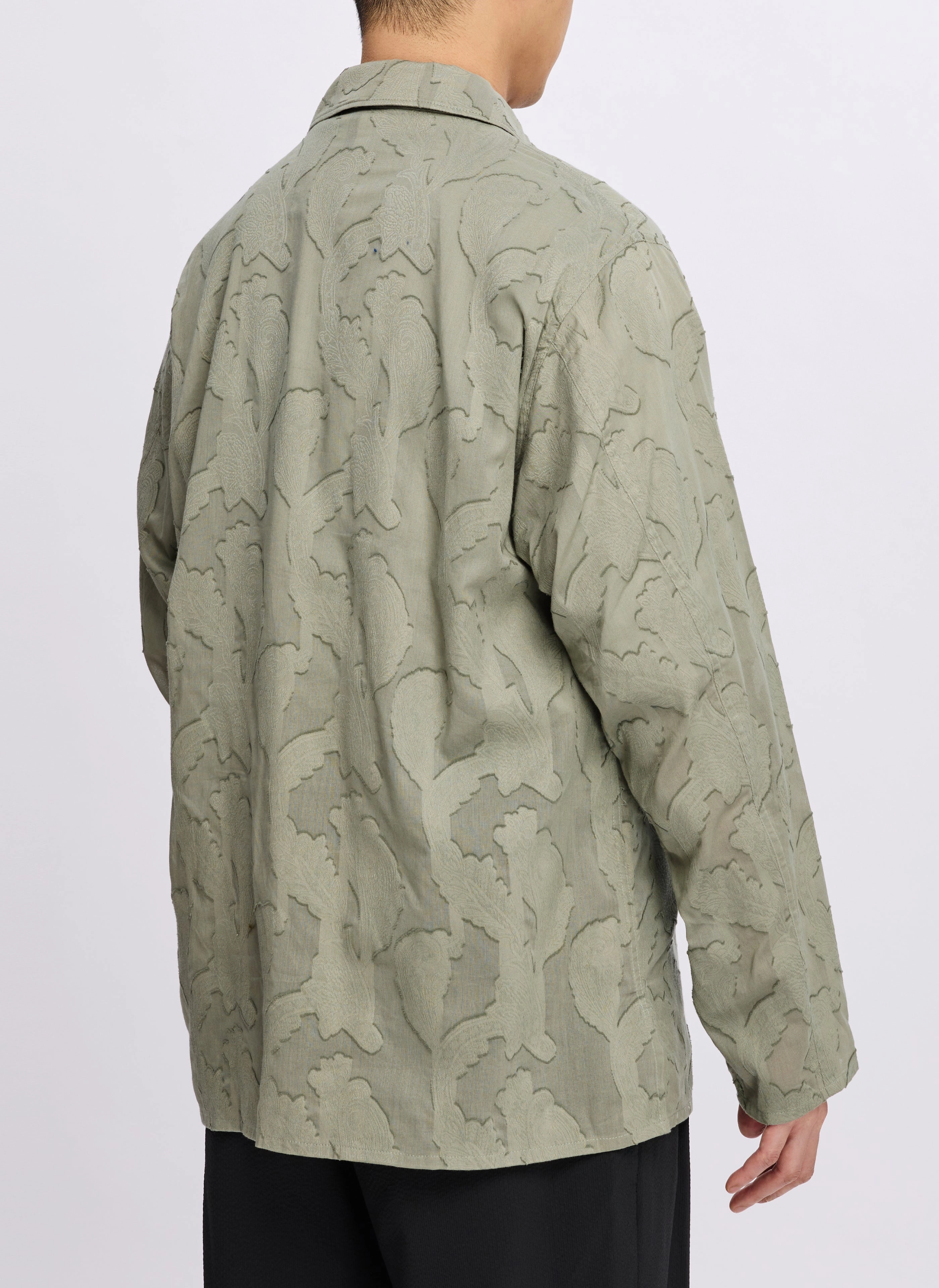 Japan Made Cotton Paisley Shirt Jacket