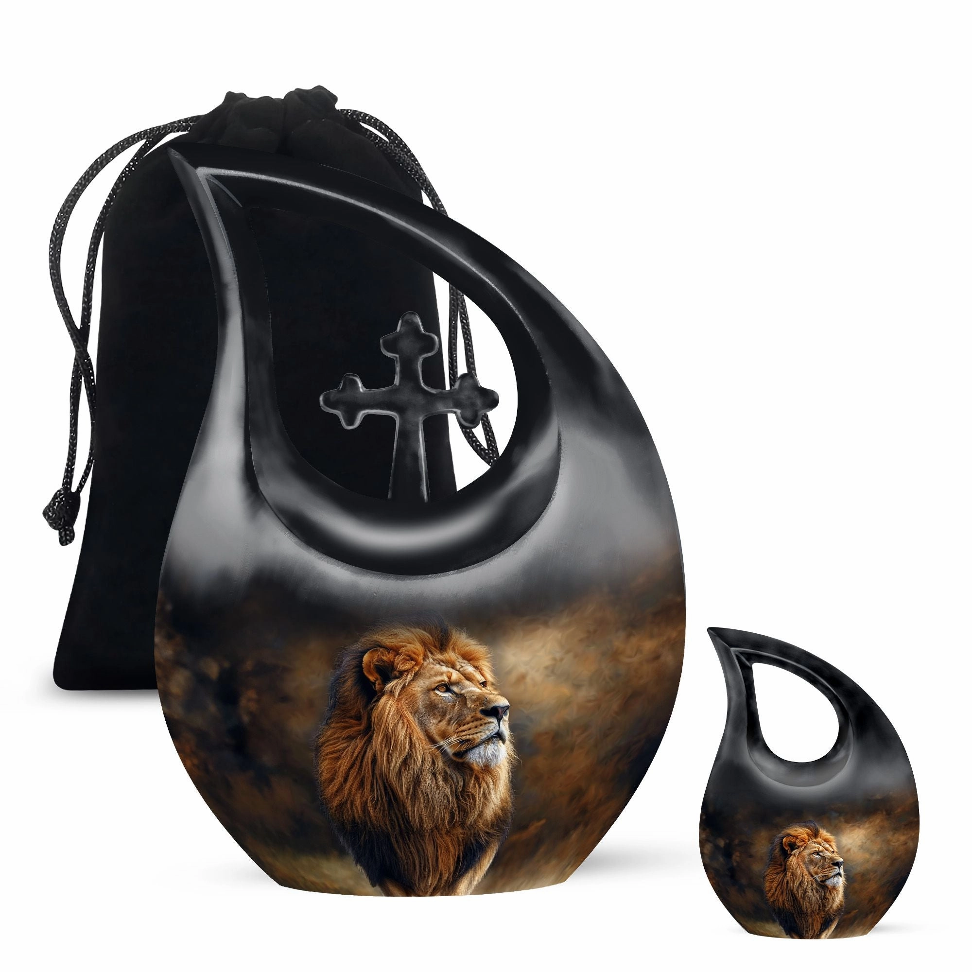 Lion Cremation Urn - Custom Cremation Urn For Mom