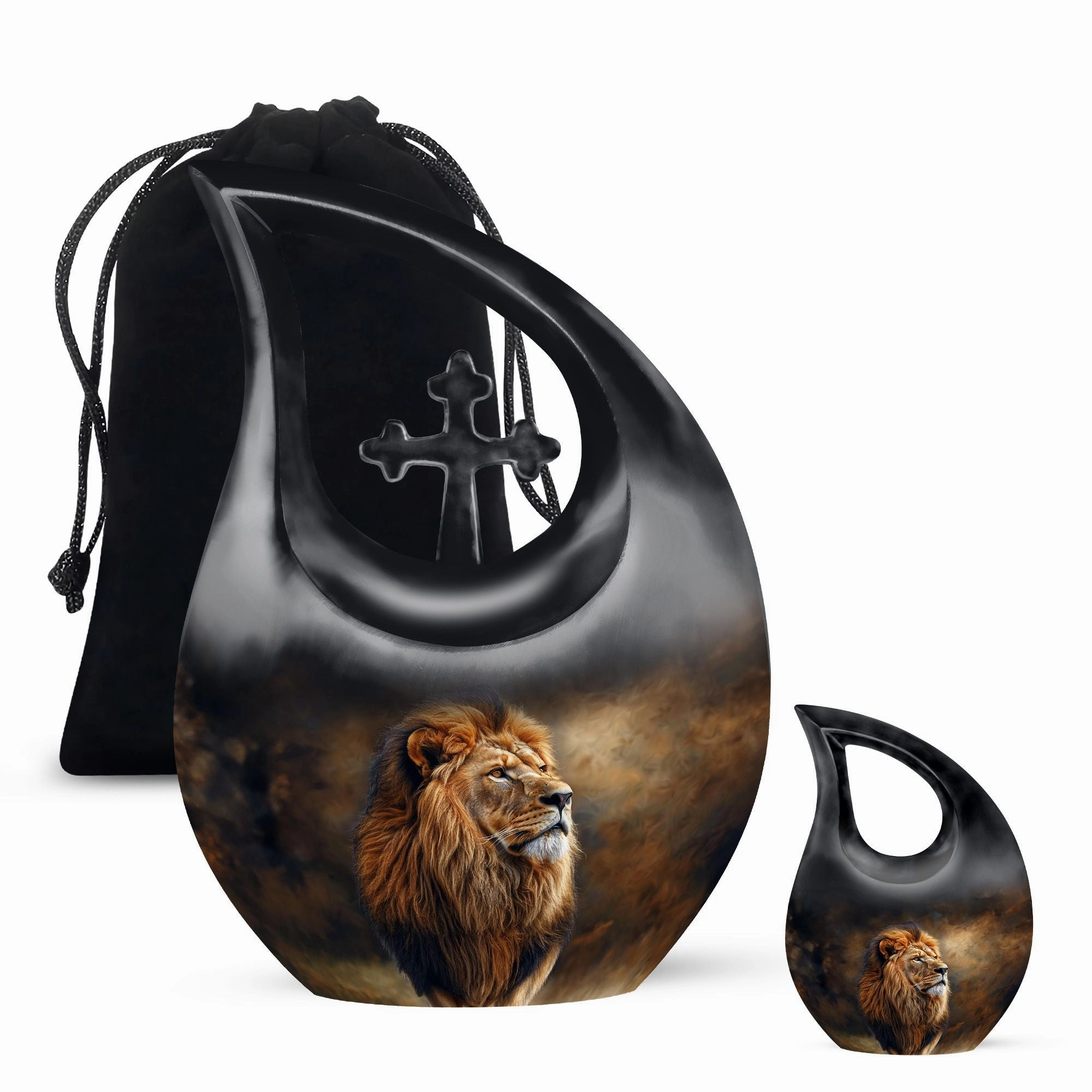 Lion Cremation Urn - Custom Cremation Urn For Mom