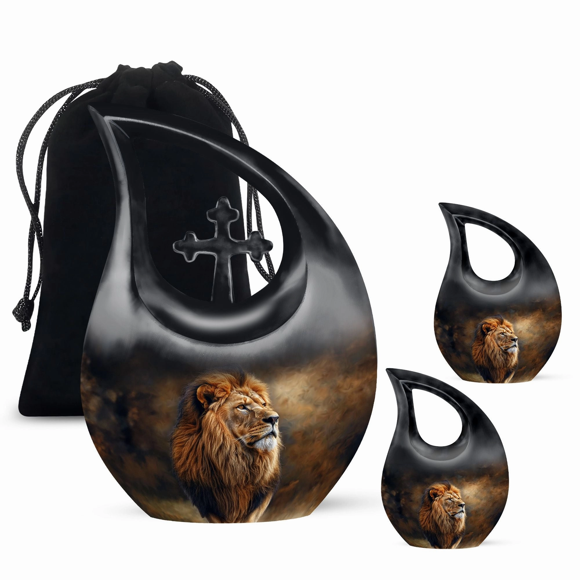Lion Cremation Urn - Custom Cremation Urn For Mom
